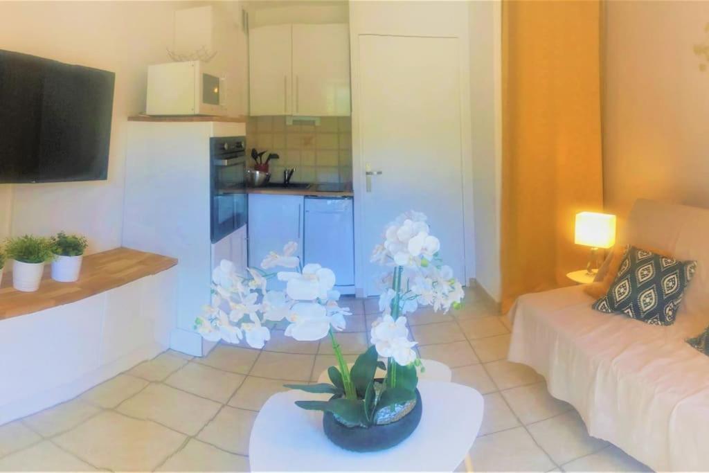 Studio Cabine Climatise 800 M De La Plage Et Des Commerces Bormes-les-Mimosas Buitenkant foto